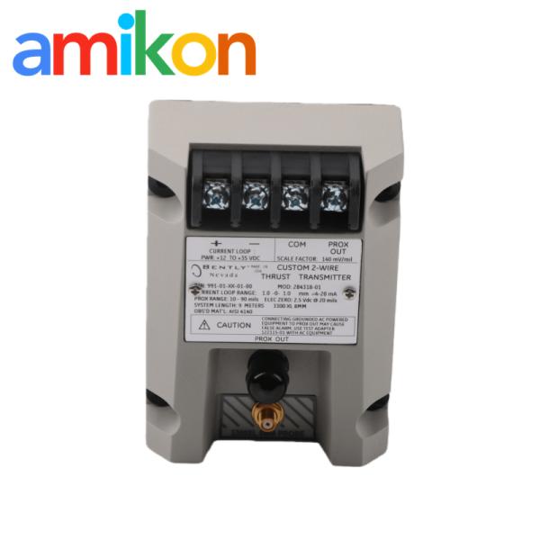 Bently Nevada 991-01-XX-01-05 MOD:284318-01 Thrust Transmitter with 4-20mA