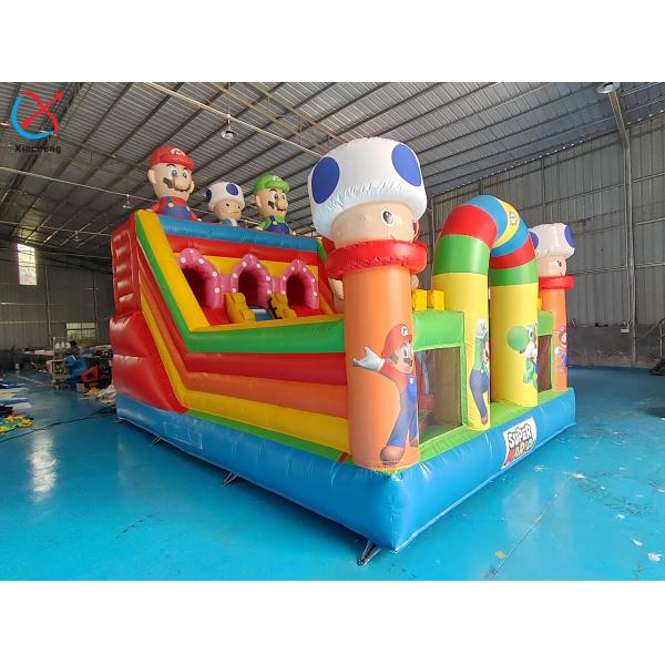 Quality Customized Inflatable Slides Playground Super Mario Park Inflatable Bouncy House for sale