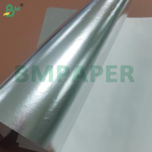 Shiny Silver Wet Strength Beer Paper Rolls for Bottle Labels