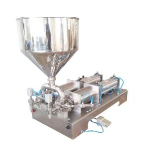 semi-automatic liquid paste filling machine for lotion, food and cosmetics