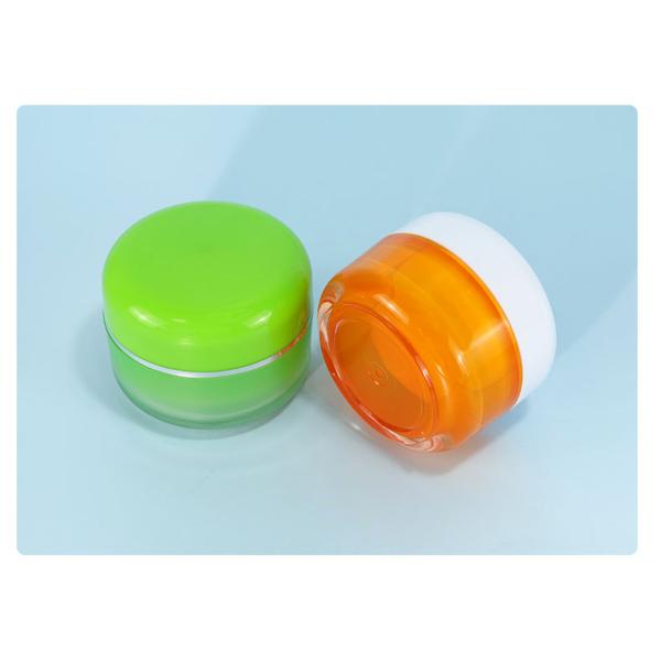 Acrylic Plastic Type 30g 50g Face Cream Jar for Cosmetic Packaging Body Scrub Butter