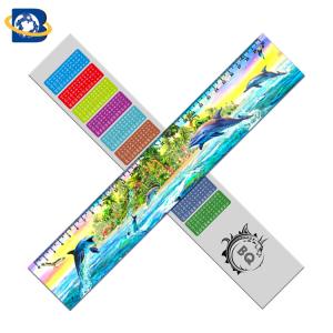 3d Or Flip Change Custom Printed Plastic Rulers For Kid Stationery
