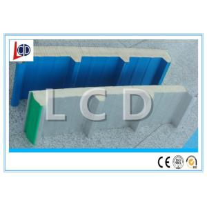 Continuous Pu Sandwich Panel Production Line , Sheet Roll Forming Machine