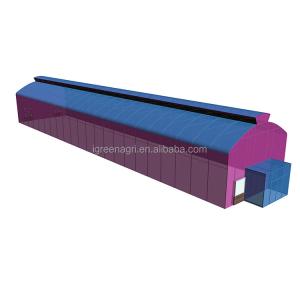 7.5M Height Single Span Greenhouse 300sqm Customized Tropical Green House