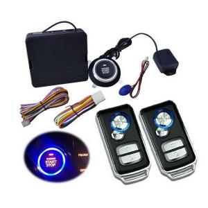 Wholesale Car one button engine starter system with car burglar alarm system with remote from china suppliers