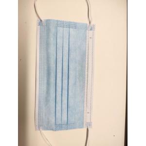 Wholesale Earloop Elastic Disposable 3 Ply Nonwoven Fabric Face Mask For Adults 17.5*9.5cm from china suppliers