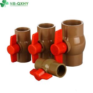 US 0/Piece PVC Red Handle Material Black Octangle Male and Female Threaded Ball