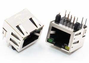 China Right Angle RJ45 8P8C Modular Jack Tab Up Latch Direction For LAN Network Switch on sale