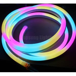 dmx SPI digital RGB 11x19mm flat led neon 12v addressable neon strips 24v