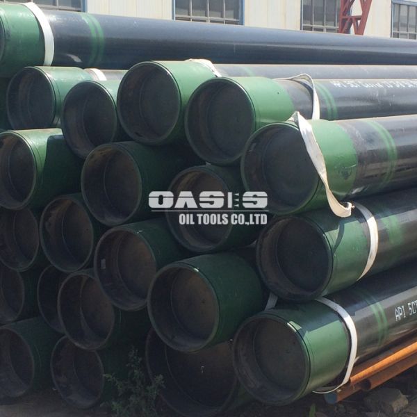 Painted Surface Steel Well Casing Pipe Non - Alloy With BTC Thread Type
