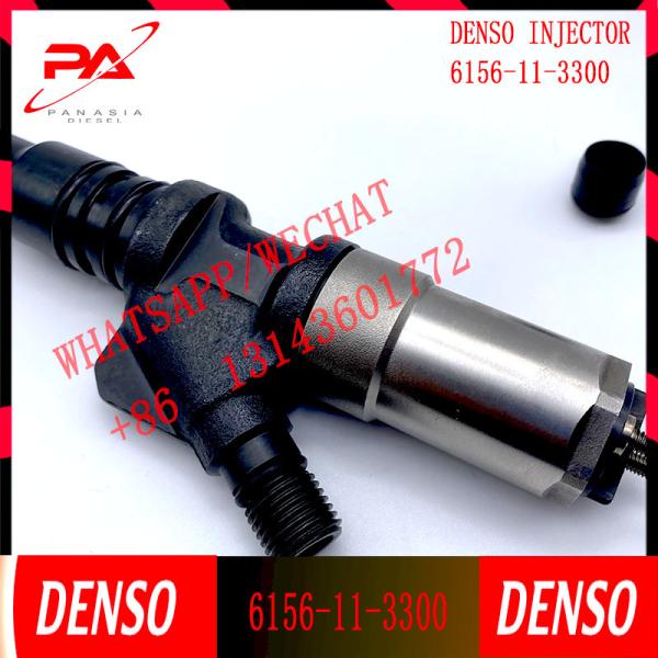 6D125 Excavator Fuel Injector Nozzle Assy 6156-11-3300 095000-1211 For PC400-7 PC450-7