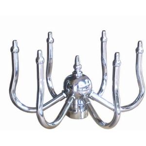 1.5" Brass Chrome Fountain Pool Using Garden Rotating Fountain Nozzle Water