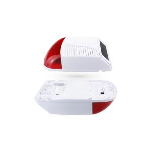 Wall-mounted Wireless Outdoor Siren Solar Power Charged Way Loud Burglar Alarm