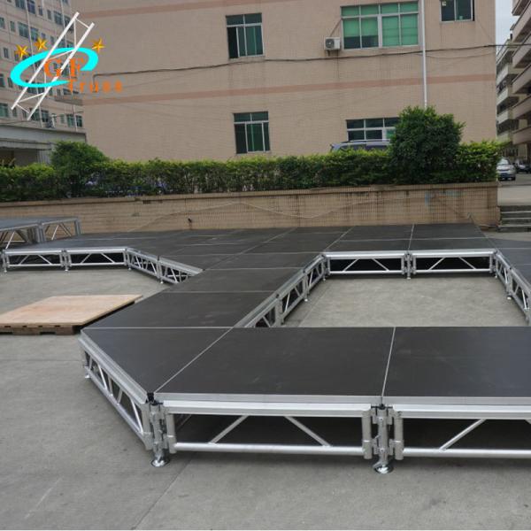 Adjustable Height,Non-slip Surface, Aluminum Outdoor Stage Platform