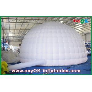 Led Lights Inflatable Air Tent , Diameter 5m Inflatable Dome Tent