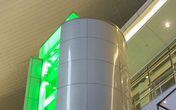 Aluminum veneer 2.5 MM Wall Cladding Facade Anti - Erosion Long-term For Building Exterior Walls