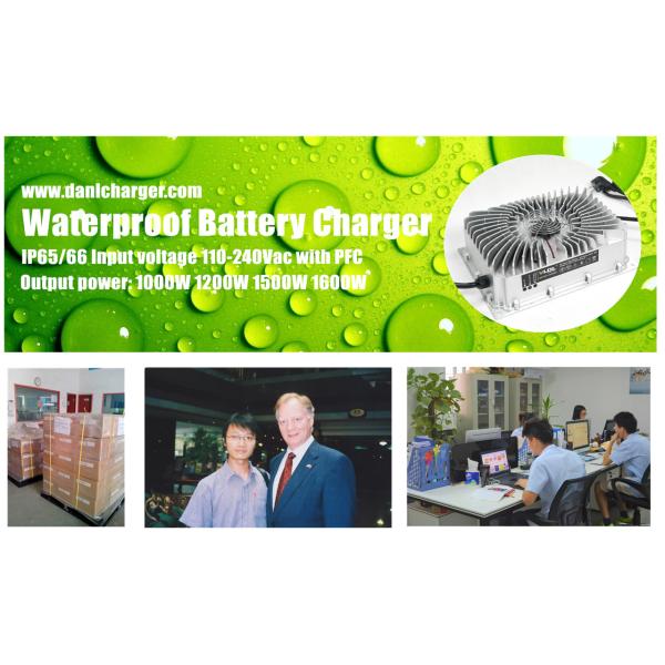 Waterproof Lithium Ion Battey Charger 14.4V 60A Energy Efficiency