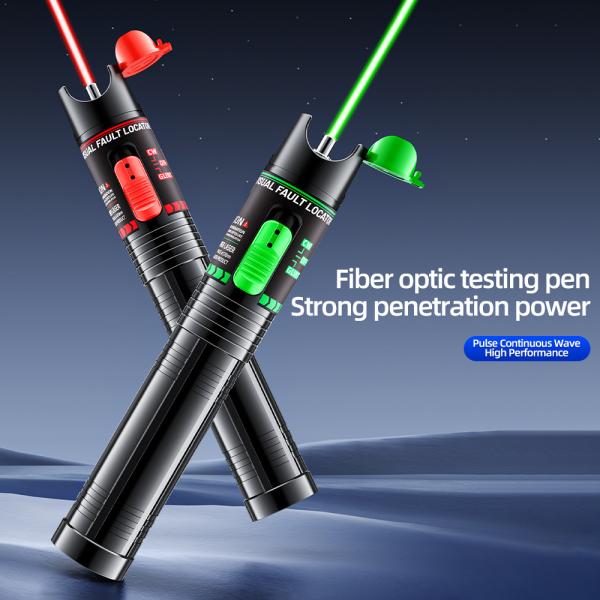 Quality Green Laser Red Laser Fault Tracker For FTTH FTTB FTTX Network With SC/ST/FC Connectors And 5-100MW Output Power for sale