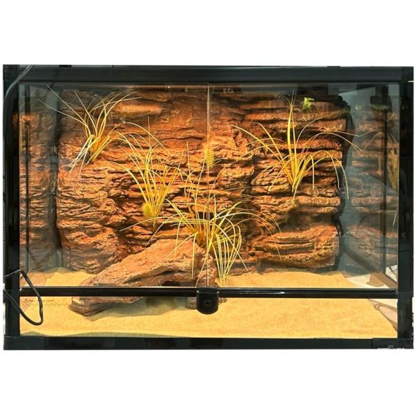 Natural Looking Reptile Enclosure Background Anti Corrosion Lizard Cage
