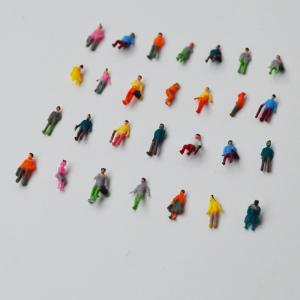 1:150 ABS plastic scale model painted figures 8mm for model building materials