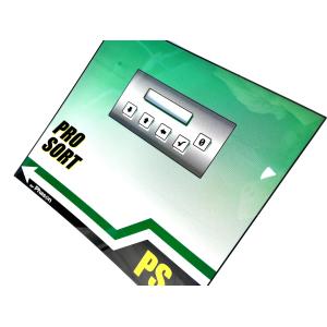 Silver Screen Printing Membrane Keypad Custom With 3M Adhesive And LCD Window