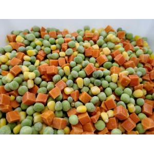 10*10mm Diced IQF Frozen Mixed Vegetables FDA / ISO Certificated