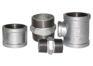 Wholesale ISO 49 Standard Malleable Iron Threaded Fittings , Iron Water Pipe Fittings 1/8&quot; - 6&quot; from china suppliers