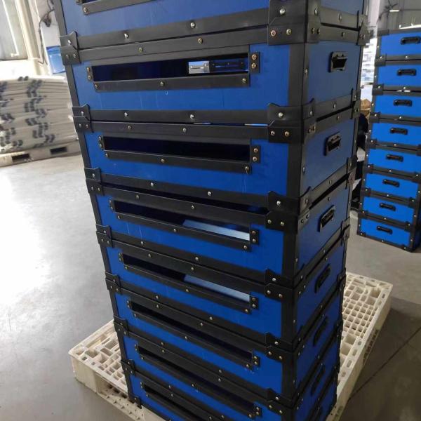 Customized Plastic Turnover Box Pp Plastic Crates Customized Handle Moving Carton