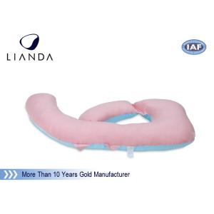 U Shape Maternity Body Pillow , Memory Foam Pregnancy Pillow Polyester / Cotton