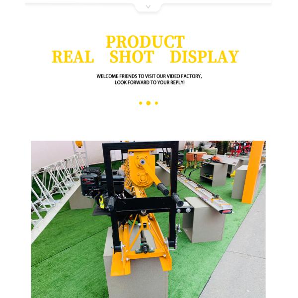 Control Type Semiautomatic Super Concrete Vibratory Truss Screed Machine for Leveling