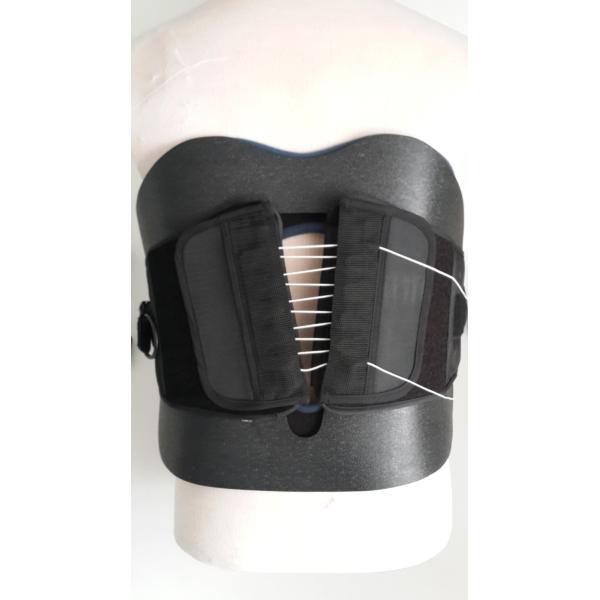 Quality Breathable Chairback Lumbar Back Brace with Dual Pull Pulley system for sale