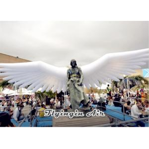Large Holy White Inflatable Wings Costumes for Activity and Party