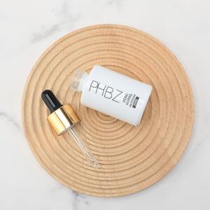 30ml 1oz White Oil Serum Bottle With Dropper Cap Customized Logo