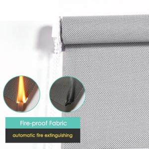 3ply PVC And 1 Ply 100% Fiberglass 0% Openness Window Fabrics Home Taxtiles