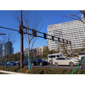 Single Column Galvanized Steel Traffic Sign Poles For Medium And Small Size