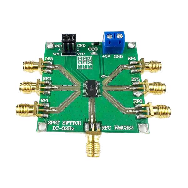 Quality Pcb Circuit Board Assembly For Motor Controller HMC252 DC-3GHz RF non-competitive SP6T key RF key CATV/DBS MMDS for 3V-5 for sale