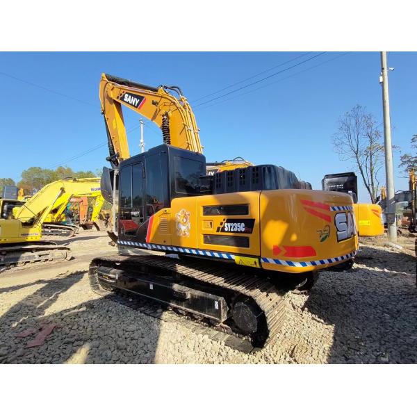 Quality Used Sany Excavator SY235Cpro Energy Saving Stable Easy Operation Maintenance and Comfort with Advanced Control System for sale