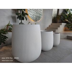 Wholesale Smooth Surface Fiberclay Planter For Customed Plant Display Options from china suppliers