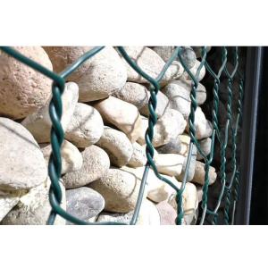 Standard Size Gabion Box Hexagonal Three Twisted Galvanized Retaining Wall