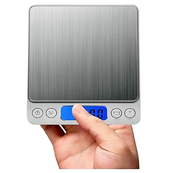 ABS Plastic Jewelry Scale I2000 Portable 2000g Mini Digital Weighing Scale 0.1g