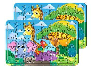 Quality Brain Teaser Printable Paper Toys  48 Piece Puzzle For Children Training for sale