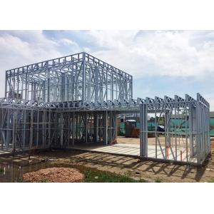 ICC EN-1090 2 Storey Prefabricated Light Steel Framing Villa House With Big