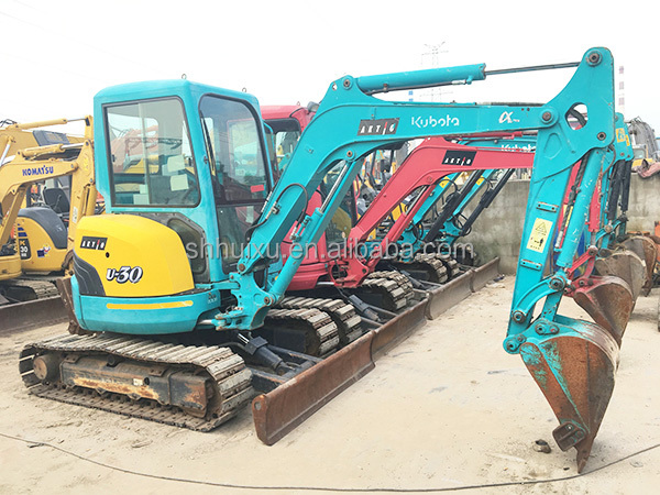 3ton Used mini Excavators kubota U30 made in Japan
