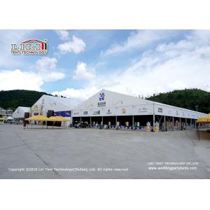 China Waterproof Polygon White PVC Event Tent With 20 Years Lifespan on sale