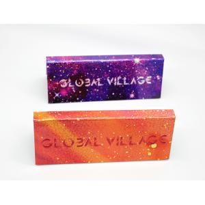 Hot Stamping Custom Makeup Packaging / Eyeshadow Paper Palette CMYK PMS Printing