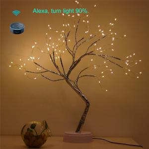 Smart Table Lamp Accent Night Light|USB Powered|Copper Wire String Warm White