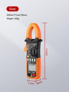 China AC Digital CLamp Meter With Auto And Manual Range，Ammeter , Voltmeter , Ohmmeter And Backlight Current Measurement on sale