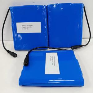 Flat Battery Pack 12V 10Ah 18650 Lithium Batterie 3s4p With DC Female Plug For