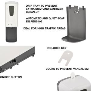 Antibacterial Gel 1200 Ml Automatic Touchless Soap Dispenser