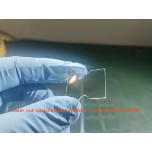 Customized Shape Laser Cut Sapphire Windows , Sapphire Coated Crystal